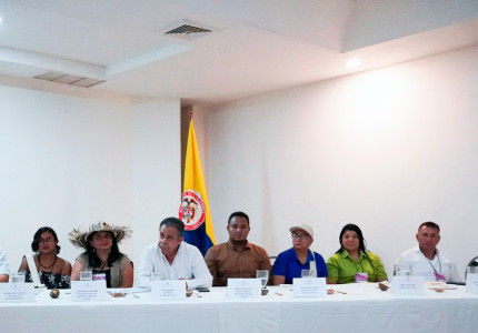 Directivos de la ART en la actualización de los PATR en Montes de María