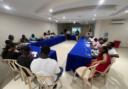 Comunidades de Timbiquí en la presentación del proyecto agroindustrial