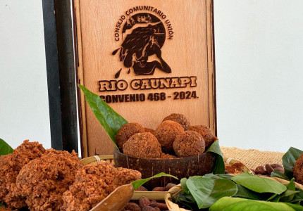 Productos de cacao del Consejo Comunitario Rio Caunapi