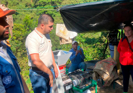 Comienzan pruebas con tecnología que disminuirá el gasto de agua en producción del café