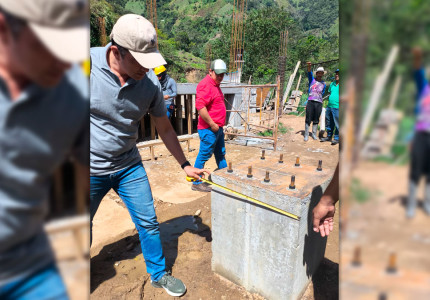 San Pedro tendrá nuevo polideportivo cubierto: ART y Alcaldía verifican avances de la obra para el resguardo Nasa Wesx