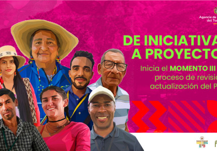 Rostros de campesinos, jóvenes y adultos mayores