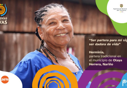 Mujer partera de Olaya Herrera