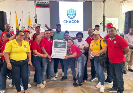 Comunidades de El Bagre en evento de primera piedra