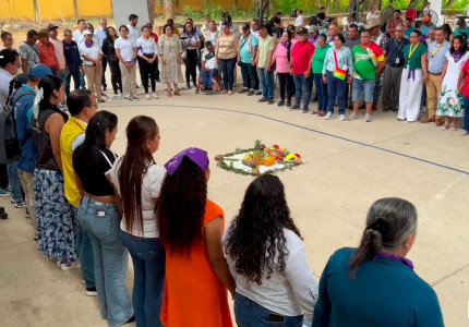 Comunidades PDET participando en mesas comunitarias