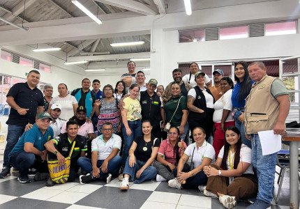 Integrantes de mesa comunitaria de la subregión de Bajo Cauca y Nordeste Antioqueño
