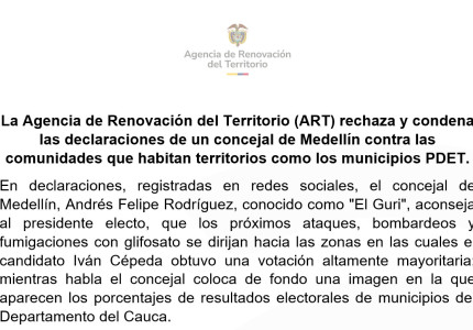 Captura de pantalla rechazo