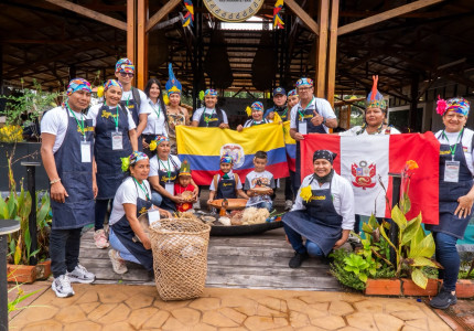 Participantes de la Muestra Gastronómica de Putumayo