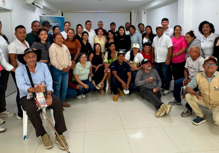 Integrantes de la mesa comunitaria municipal de Tierralta