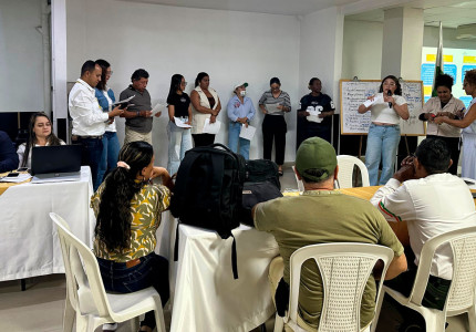 Integrantes de Mesa comunitaria de Bajo Cauca, Norte y Nordeste Antioqueño