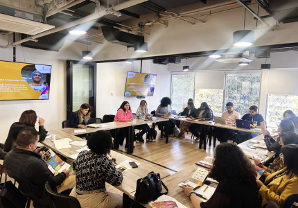 Delegados de la ART y UNFPA en cierre de Convenio de Parterías Vivas