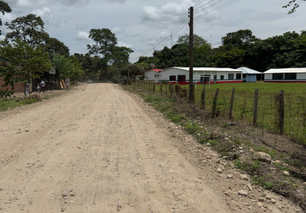 Vía que se va a intervenir en Tame, Arauca