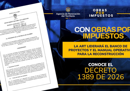 Diseño de información sobre el decreto 1389 de 2026