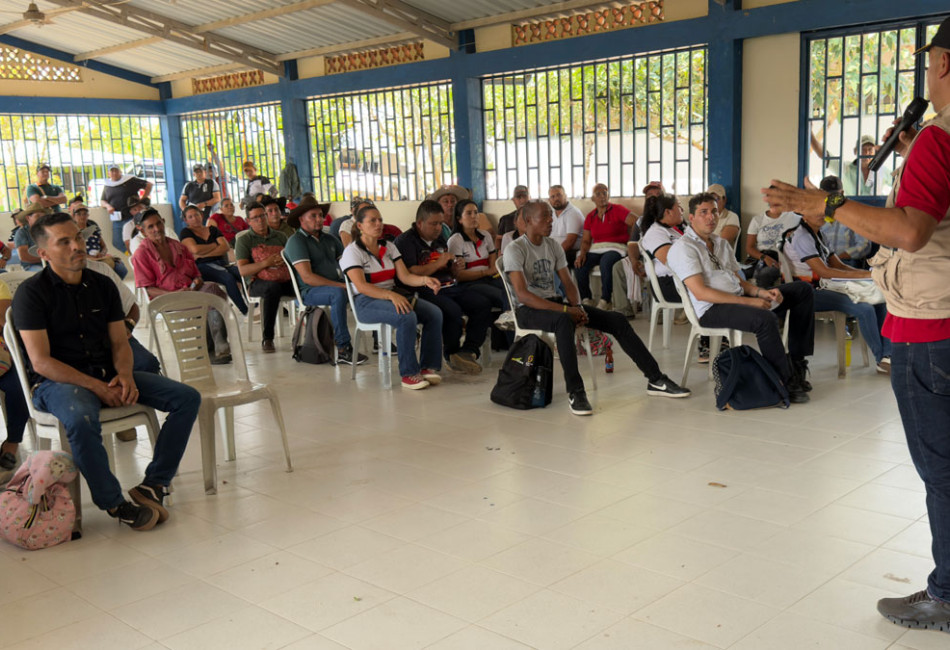 Presentación de los avances del convenio ante productores de maíz de Arauquita