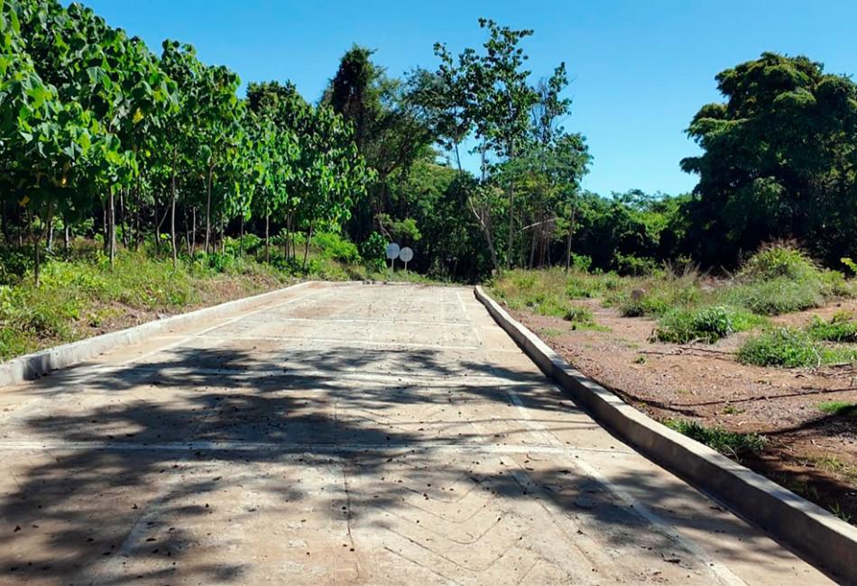 Placahuella construida en Zambrano, Bolívar