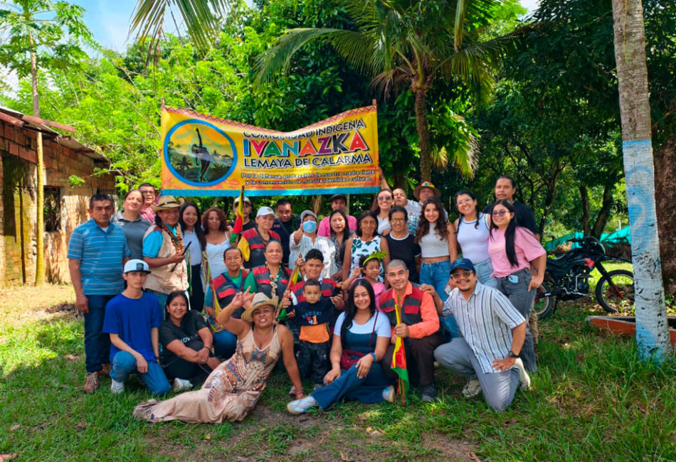 Comunidad indígena Ivanazka Lemaya de Calarma en Chaparral
