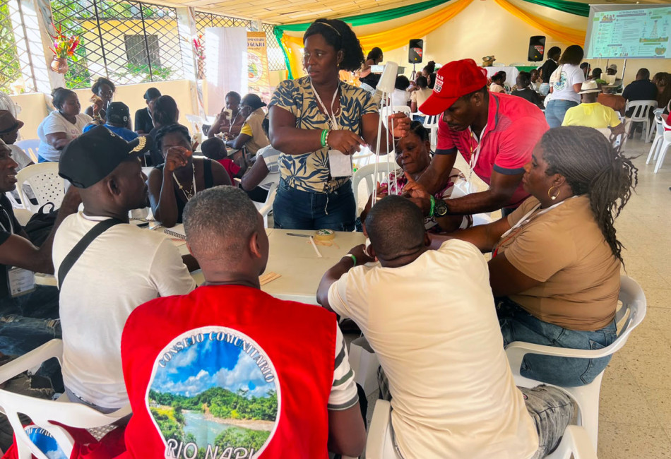Comunidades afro en capacitación