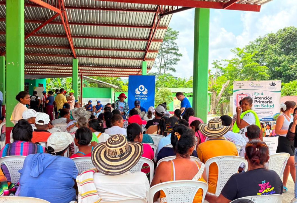 Comunidades de Puerto Libertador en jornada de acompañamiento