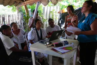 Comunidades indígenas de Sierra Nevada en socialización del proyecto