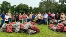Comunidades indígenas y afrodescendientes de Arauca recibidiendo ayudas agroforestales.