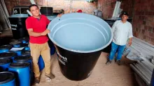 Entrega de insumos y herramientas para cosecha de agua fortalecerá a 611 familias campesinas en San Pablo