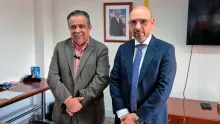 Director de la ART junto al gobernador de Putumayo