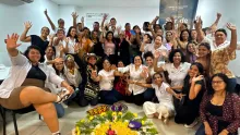 Mujeres de Córdoba participando en el encuentro subregional de mujer y género