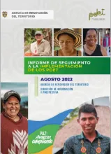 Informe de seguimiento a la implementación de los PDET 