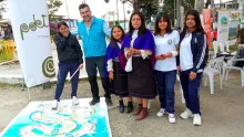Comunidades del Cauca participando en la iniciativa Conexión PDET