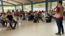 Presentación de los avances del convenio ante productores de maíz de Arauquita