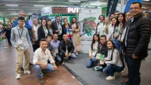 Funcionarios de la ART en la feria ANATO