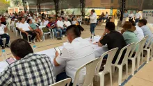 Director de la ART le habla a la comunidad en el PATR de Arauca