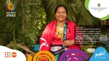 Mujer indígena Inga partera