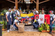 Participantes de la Muestra Gastronómica de Putumayo