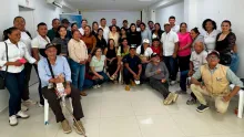 Integrantes de la mesa comunitaria municipal de Tierralta