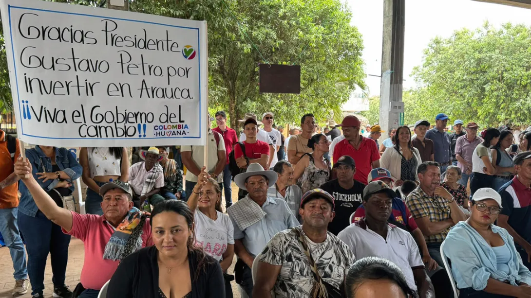 El Gobierno del Cambio pavimentará 12.5 Km del corredor vial Guamalito – Aguachica, en el municipio PDET de Arauquita