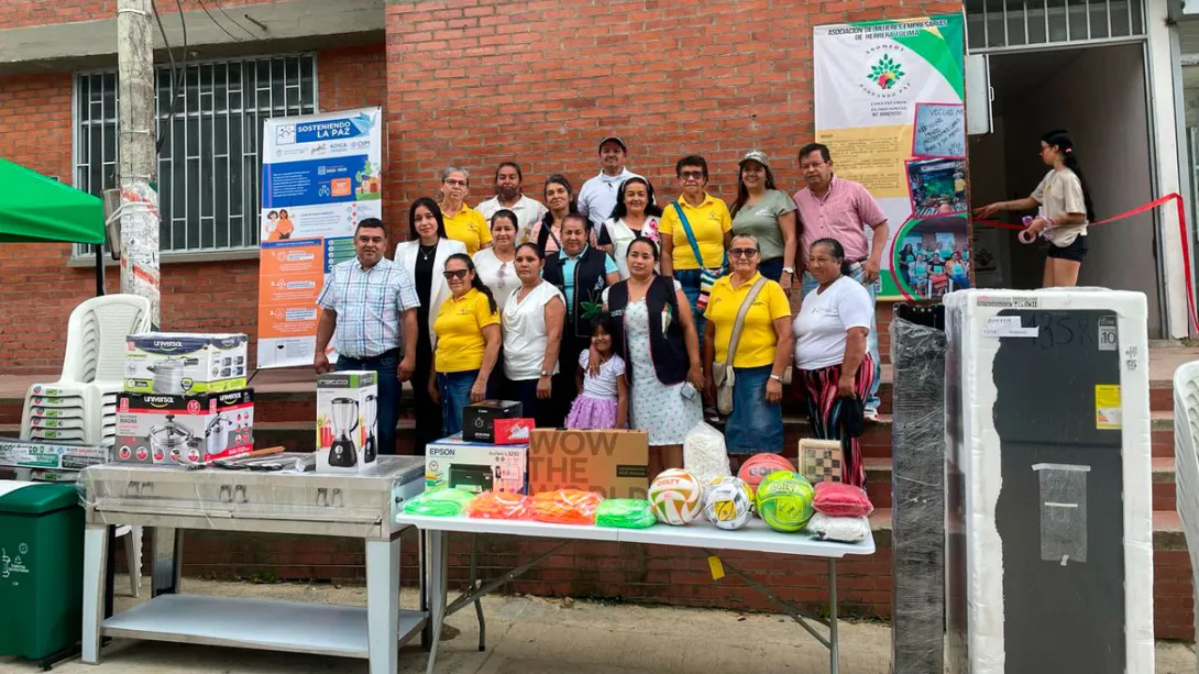 Entrega de insumos fortalece la Casa Cultural y Centro de Integración para el Ciudadano en Herrera, Rioblanco