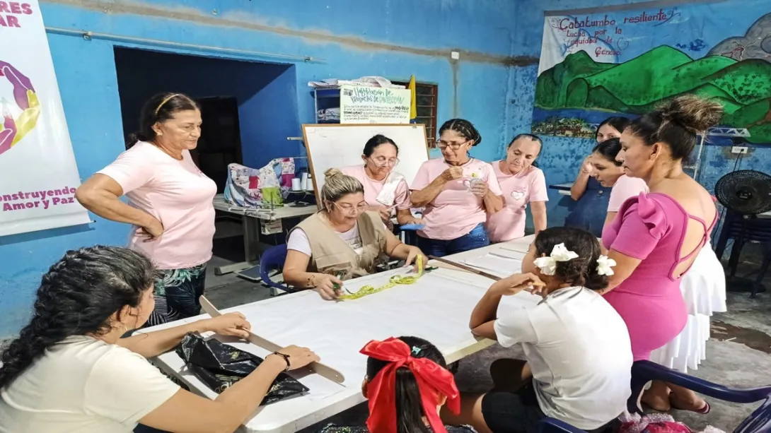 Mujeres del Catatumbo tejen paz y permanencia a través de sus emprendimientos