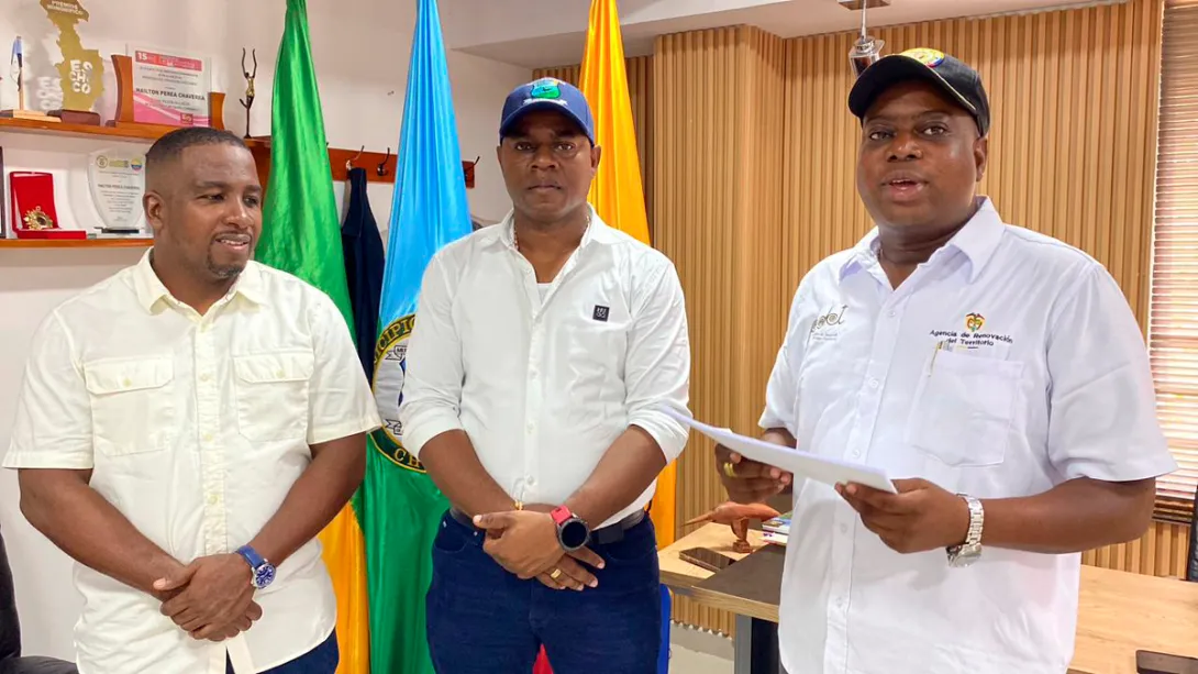 Funcionarios de la ART y de la alcaldía de Bojayá