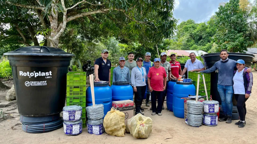 ART y FAO impulsan la diversificación alimentaria en Colosó con entrega de insumos