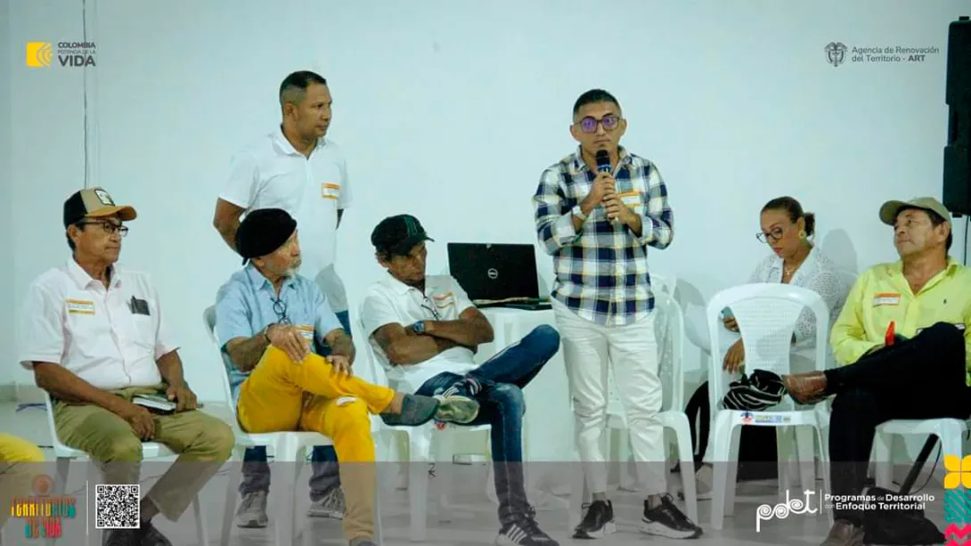 ART y comunidades de los Montes de María firman ocho convenios transformadores