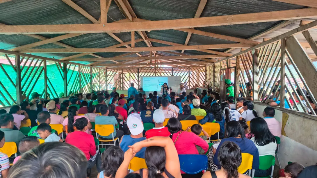 Comunidades indígenas Barí en socialización del proyecto
