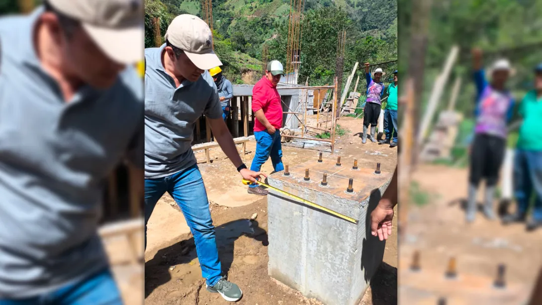 San Pedro tendrá nuevo polideportivo cubierto: ART y Alcaldía verifican avances de la obra para el resguardo Nasa Wesx