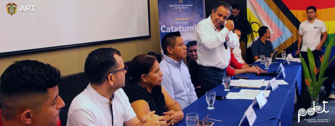 Director de la ART y comunidades de Catatumbo en actualización de PATR