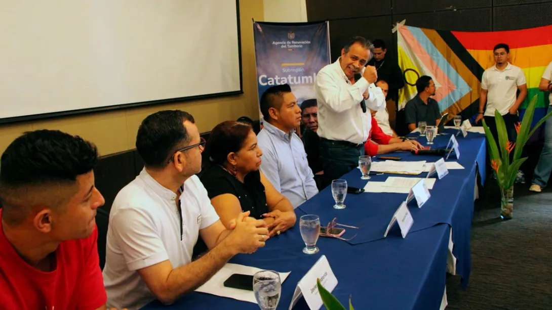 Director de la ART y comunidades de Catatumbo en actualización de PATR