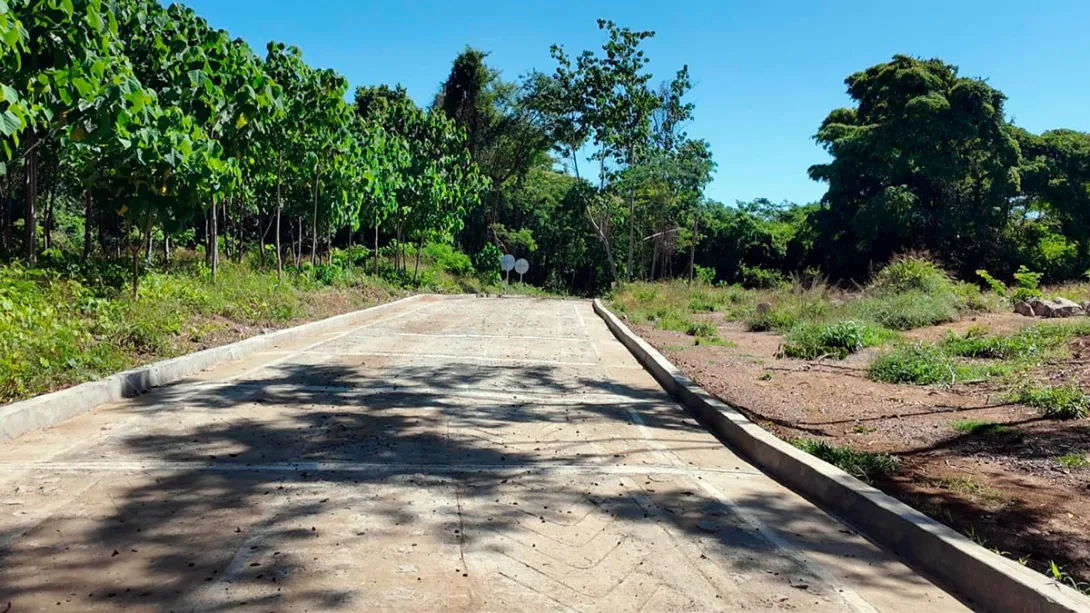 Placahuella construida en Zambrano, Bolívar