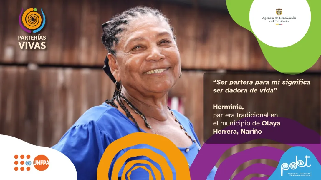 Mujer partera de Olaya Herrera