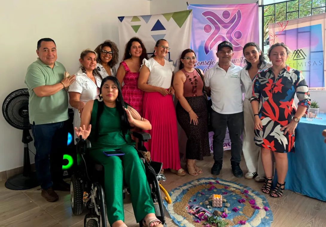 Mujeres de Algeciras durante la inauguración de la Casa de la Mujer