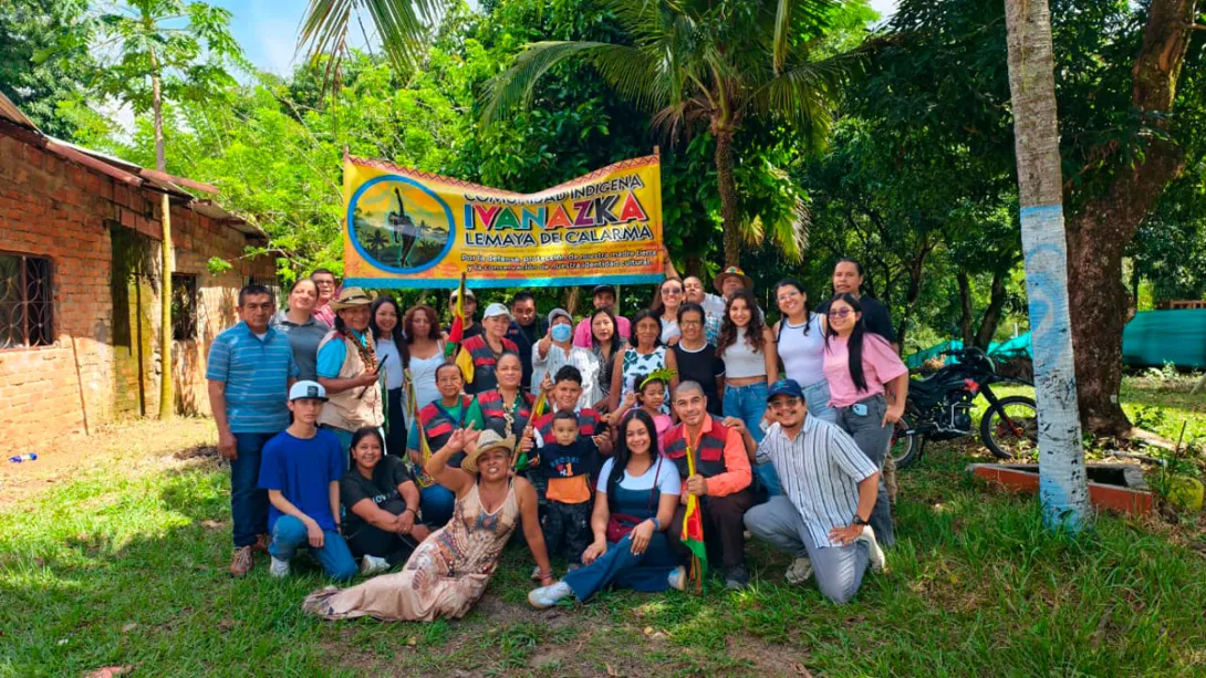 Comunidad indígena Ivanazka Lemaya de Calarma en Chaparral