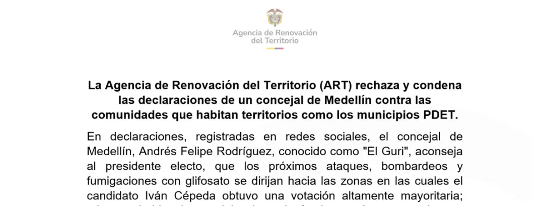 Captura de pantalla rechazo